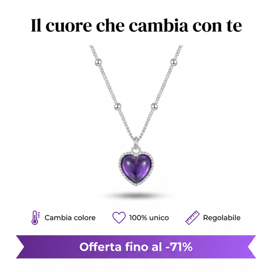 Collana Cuore Cambia Colore
